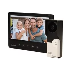 Orno Zestaw wideodomofonowy IMAGO 7" czarny OR-VID-MC-1059/B - Domofony - miniaturka - grafika 1