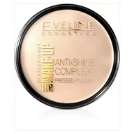 Pudry do twarzy - Eveline Cosmetics Cosmetics Art Make-Up Anti-Shine Complex Pressed Powder matujący puder mineralny z jedwabiem 33 Golden Sand 14g primavera-5901761940466 - miniaturka - grafika 1