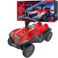 Jeździki dla dzieci - BIG Bobby Car Next 2.0 Czerwony Światła LED - miniaturka - grafika 1
