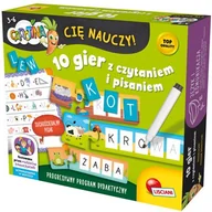 Gry planszowe - Zestaw gier LISCIANI Carotina cię nauczy 10 gier z czytaniem i pisaniem 304-PL102839 - miniaturka - grafika 1