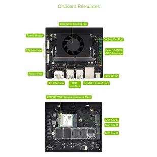 Waveshare NVIDIA Jetson Orin Nano AI development Board - 8GB - Mini PC - miniaturka - grafika 11