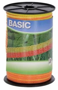 Kerbl Taśma ogrodzeniowa BASIC 250 m - żółty/pomarańcz - Akcesoria jeździeckie - miniaturka - grafika 1