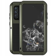 Etui i futerały do telefonów - Love Mei Etui Pancerne + szkło Galaxy S21 FE, zielone 6932809616677 - miniaturka - grafika 1