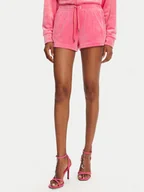 Spodenki damskie - Juicy Couture Szorty sportowe Tamia JCWH121001 Różowy Regular Fit - miniaturka - grafika 1