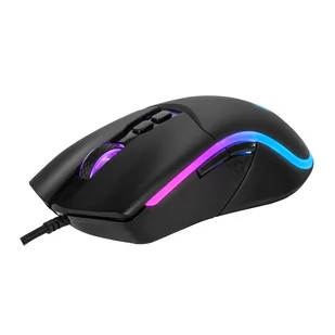 Marvo Mysz M358, 7200DPI, optyczna, 7kl., przewodowa USB, czarna, do gry, podświetlona - Myszki - miniaturka - grafika 3