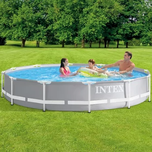 INTEX Basen Prism Frame Premium z akcesoriami, 366x76 cm - Baseny ogrodowe - miniaturka - grafika 1