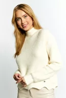 Swetry damskie - Sweter damski z półgolfem - Monnari - miniaturka - grafika 1
