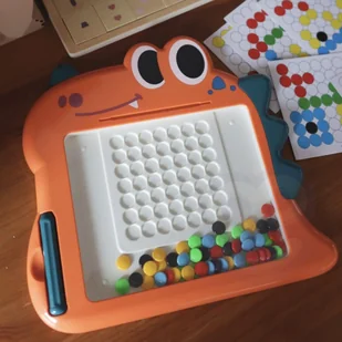 WOOPIE Tablica Magnetyczna dla Dzieci Montessori MagPad Dinozaur - Tablice dla dzieci - miniaturka - grafika 5