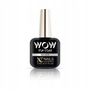 Top coat silver WOW Nails Company 6 ml - Utwardzacze do paznokci - miniaturka - grafika 1