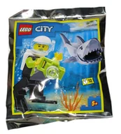 Klocki - LEGO Star Wars Zestaw - Scuba Diver and Shark 952019 polybag klocki - miniaturka - grafika 1