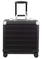 Walizki - Alumaxx Alumaxx 45173  Business Trolley GEMINI, walizka podróżna z przegródką na Overnight walizka na kółkach z aluminium, 4 podwójnymi kółkami lekkobieżnymi 360°, czarna walizka ok. 42,5 x 40 x 21 cm 45173 - miniaturka - grafika 1