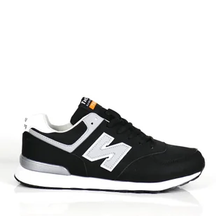 MĘSKIE PÓŁBUTY SPORTOWE KALEIFANG Y89-2B CZARNO SZARE - Półbuty męskie - miniaturka - grafika 1