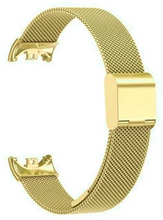 STALOWA BRANSOLETA DO XIAOMI MI BAND 8 / MI BAND 9 / 10 ZŁOTA - Akcesoria do smartwatchy - miniaturka - grafika 1