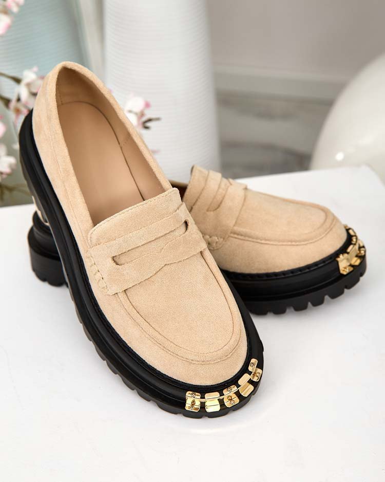 Royalfashion Damskie mokasyny eko zamszowe Retillum-39