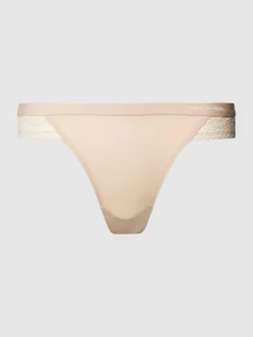 Stringi z obszyciem z koronki model ‘TAILORED COMFORT THONG’ - Majtki damskie - miniaturka - grafika 1