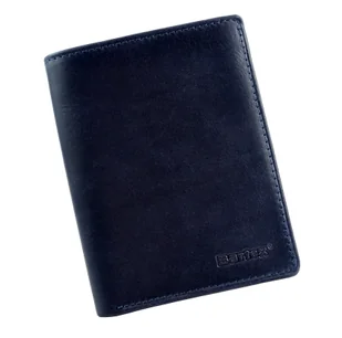 BARTEX 1012M-ID skórzany portfel męski * granatowy * RFID Travel 1012M-ID - Portfele - miniaturka - grafika 1