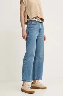 Desigual jeansy BERYL damskie high waist 24WWDD66 - Spodnie damskie - miniaturka - grafika 1