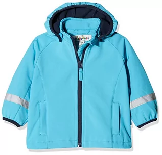 Kurtki i płaszcze dla dziewczynek - Playshoes Dziewczęca kurtka softshell, turkusowy (niebieski morski 23), 92 cm - grafika 1