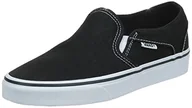 Sneakersy damskie - Vans Asher, damskie sneakersy, Canvas Black White, 41 EU - miniaturka - grafika 1