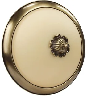 Plafoniera z mosiądzu beż mat - Lampy sufitowe - miniaturka - grafika 1