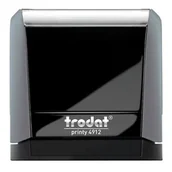 Pieczątki - Pieczątka TRODAT 4912 szara, poduszka czarna, 47x18mm, 1 szt. - miniaturka - grafika 1