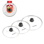 Pokrywki - Zestaw pokrywek żaroodpornych Florina 20 cm i 24 cm i 28 cm - miniaturka - grafika 1