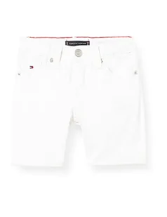 Tommy Hilfiger Szorty chłopięce Scanton White Lssige, biały, 74 - Spodenki damskie - miniaturka - grafika 1