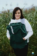 Chusty do noszenia dzieci - Osłonka Softshell na nosidełko Litle Frog - Green - U - miniaturka - grafika 1