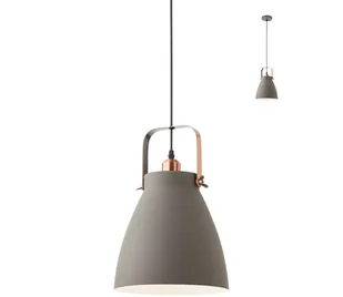 Redo 01-1275 - Żyrandol na lince ARNE 1xE27/42W/230V szary - Lampy sufitowe - miniaturka - grafika 1