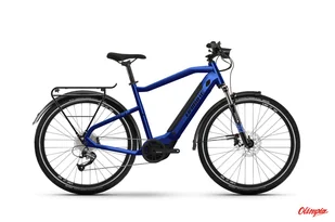 Haibike Trekking 4 High 27,5 cala Męski Niebieski 2022 - Rowery elektryczne - miniaturka - grafika 1