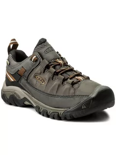 Buty trekkingowe męskie - Keen Trekkingi Targhee III Wp 1017784 Szary - grafika 1