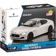 Klocki - Cobi KLOCKI SAMOCHÓD MASERATI 24566 GHIBLI HYBRID 105 KL 24566 - miniaturka - grafika 1