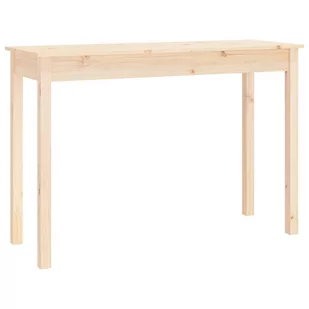 Lumarko Stolik konsolowy, 110x40x75 cm, lite drewno sosnowe - Konsole i sekretarzyki - miniaturka - grafika 3