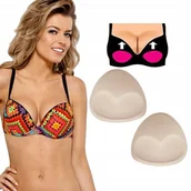 Akcesoria do bielizny - Wkładki Wymienne Do Stanika Stroju Push Up Gąbka - miniaturka - grafika 1