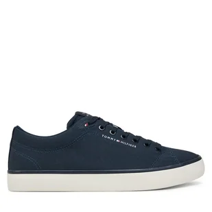 Tenisówki Tommy Hilfiger Hi Vulc Low Core Canvas FM0FM05396 Granatowy - Trampki męskie - miniaturka - grafika 1