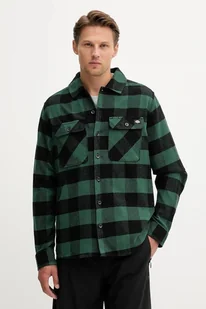 Dickies koszula bawełniana męska kolor zielony regular z kołnierzykiem klasycznym DK0A4XDZ - Koszule męskie - miniaturka - grafika 1