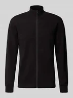 Swetry męskie - Kardigan ze stójką i zamkiem błyskawicznym - miniaturka - grafika 1