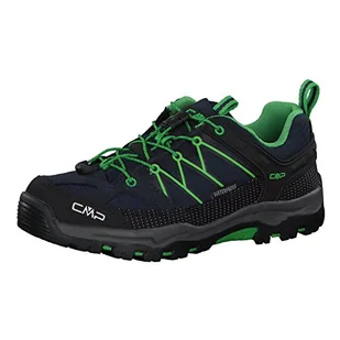 CMP Dziecięce buty Rigel Low Trekking WP, buty unisex dla dzieci i młodzieży, B Blue Gecko, 28 EU - Buty dla chłopców - miniaturka - grafika 1