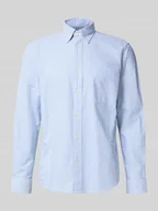 Koszule męskie - Koszula casualowa o kroju regular fit z czystej bawełny - miniaturka - grafika 1