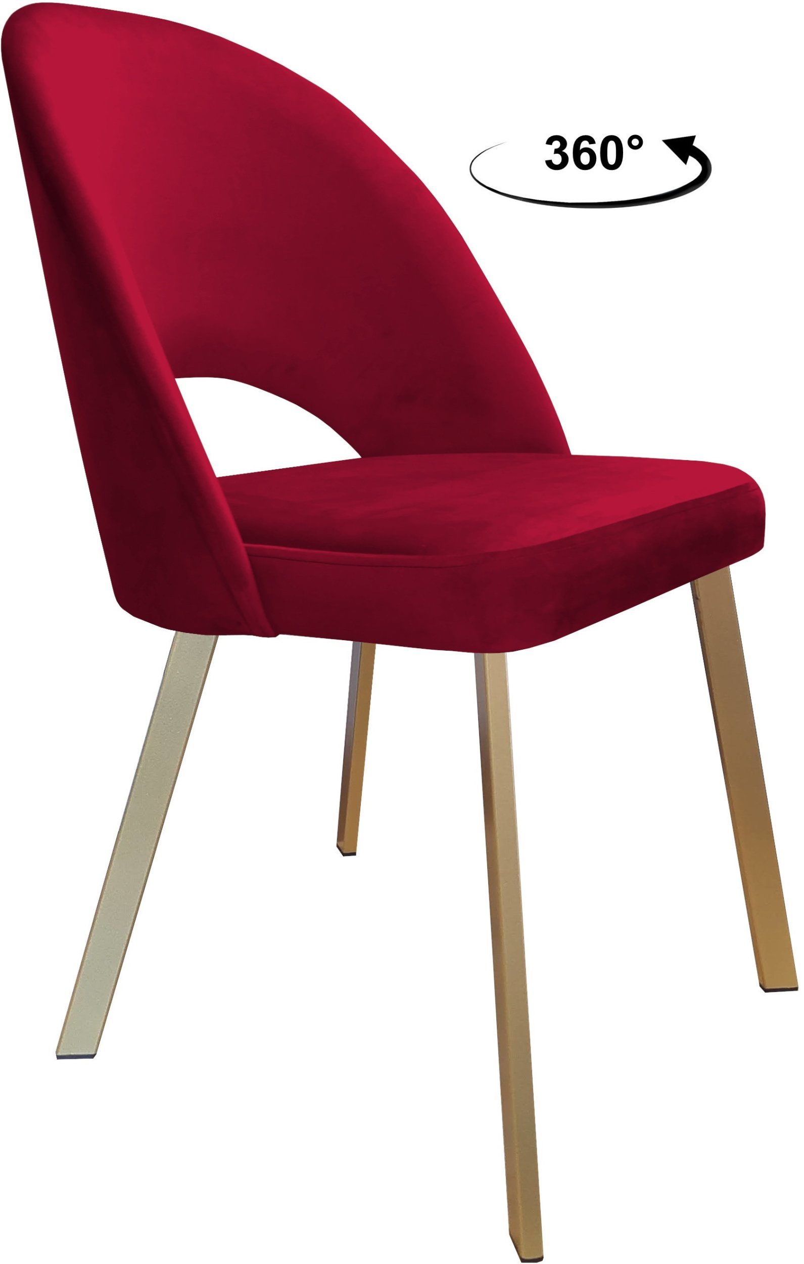 Krzesło obrotowe Polo podstawa Profil złota MG31