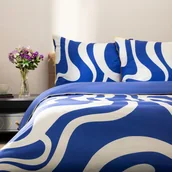 Pościel - Pościel COLOR MOSAIC z mikrofibry z lamówką 220x200 + 2*70x80 cm 731280 - miniaturka - grafika 1