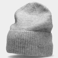 Czapki damskie - Czapka 4F W H4Z22-CAD012 (kolor Szary/Srebrny) - miniaturka - grafika 1