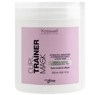 Kosswell Curl Trainer Mask, maska do włosów kręconych nawilżająca, 500ml - Maski do włosów - miniaturka - grafika 1