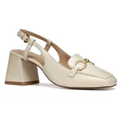 Czółenka - Geox Damskie czółenka D Coronilla A, Papirus, 36.5 EU - miniaturka - grafika 1