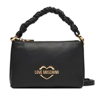 Torebki damskie - Torebka LOVE MOSCHINO JC4312PP0MK1300A Czarny - miniaturka - grafika 1