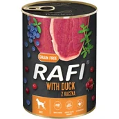 Mokra karma dla psów - Dolina Noteci RAFI Duck z kaczką 400 g mokra karma dla psa - miniaturka - grafika 1