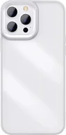 Etui i futerały do telefonów - Baseus Baseus Crystal Phone Case pancerne etui do iPhone 13 Pro z żelową ramką szary ARJT000413 - miniaturka - grafika 1