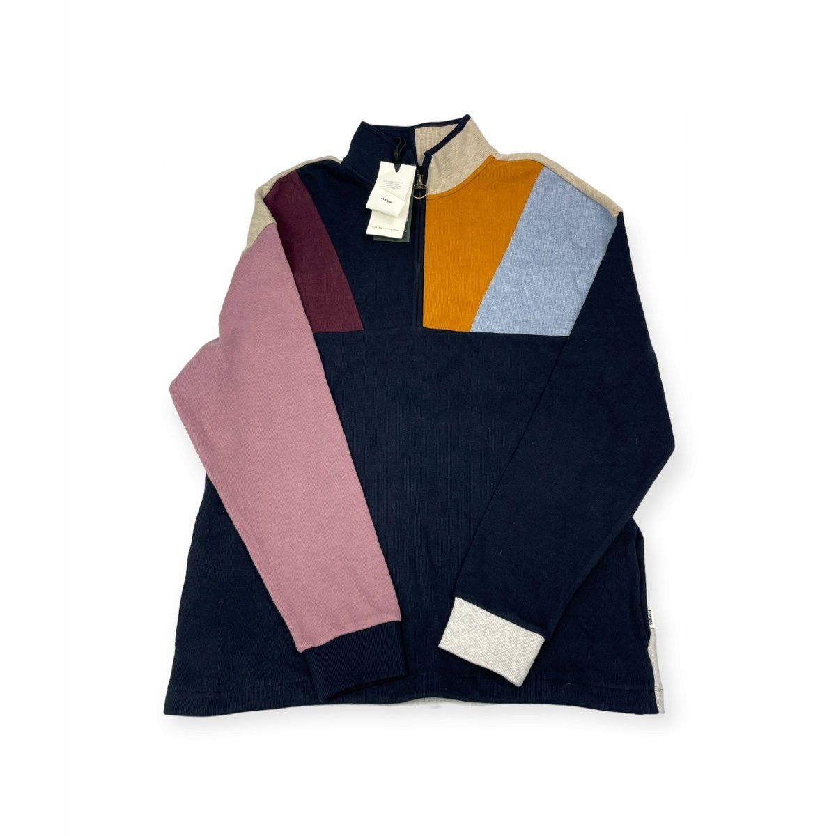 Sweter męski ze stójką wielokolorowy RODD&GUNN L