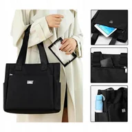 Torebki damskie - DUŻA TORBA MIEJSKA/PLAŻOWA - WODOSZCZELNA SKŁADANA ODPORNA LEKKA - POJEMNA - miniaturka - grafika 1