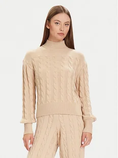 Guess Golf W5BR30 Z1192 Beżowy Relaxed Fit - Swetry damskie - miniaturka - grafika 1